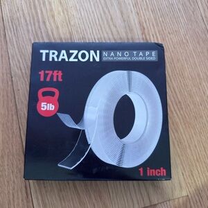 Trazon Nano Double Sided Tape 1 inch, 5lb , 16 ft